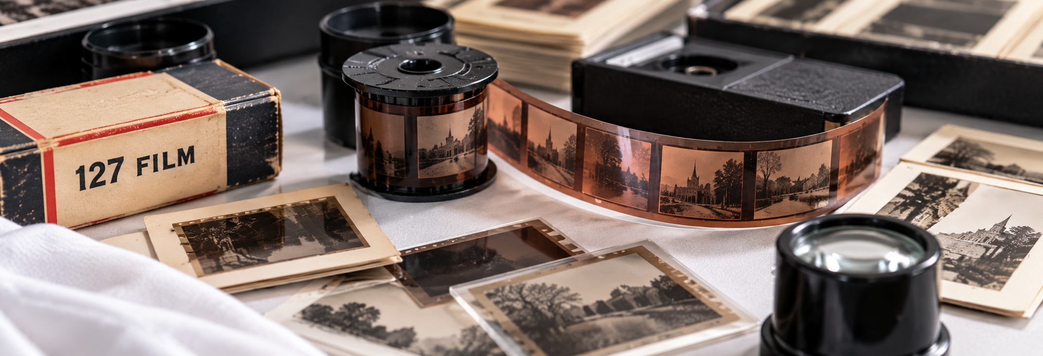 Photographic film prepared for consumer slide and negative scanning